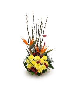 Glittering Gold flower arrangement