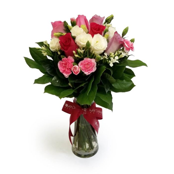 Give You My Heart flower arrangement